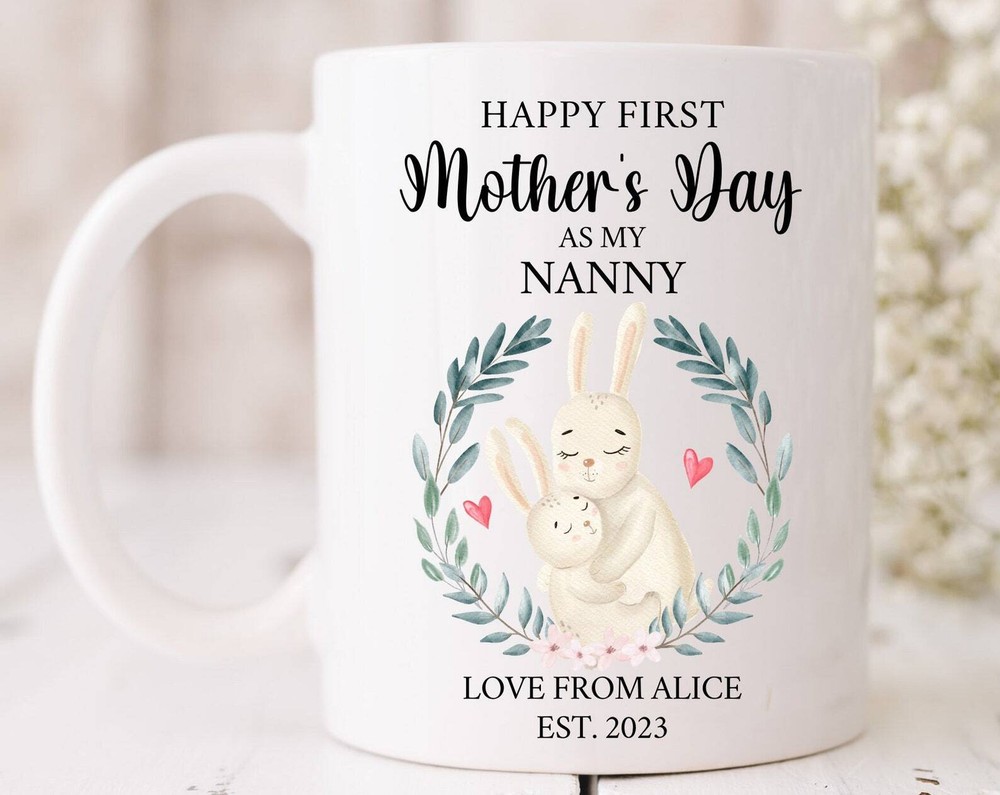 First Mother's Day Personalized Name Mug Gift From Baby for New Moms