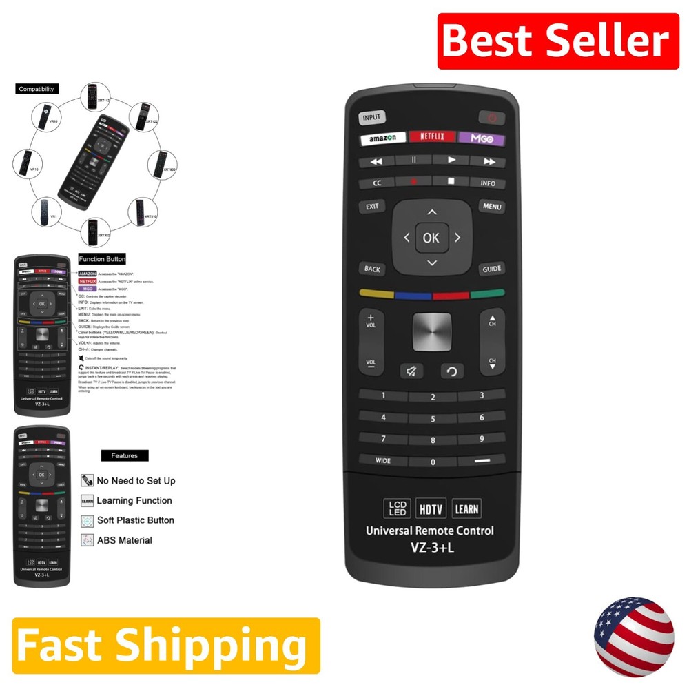 Universal Remote for Vizio TV V M D P PX E OLED Series