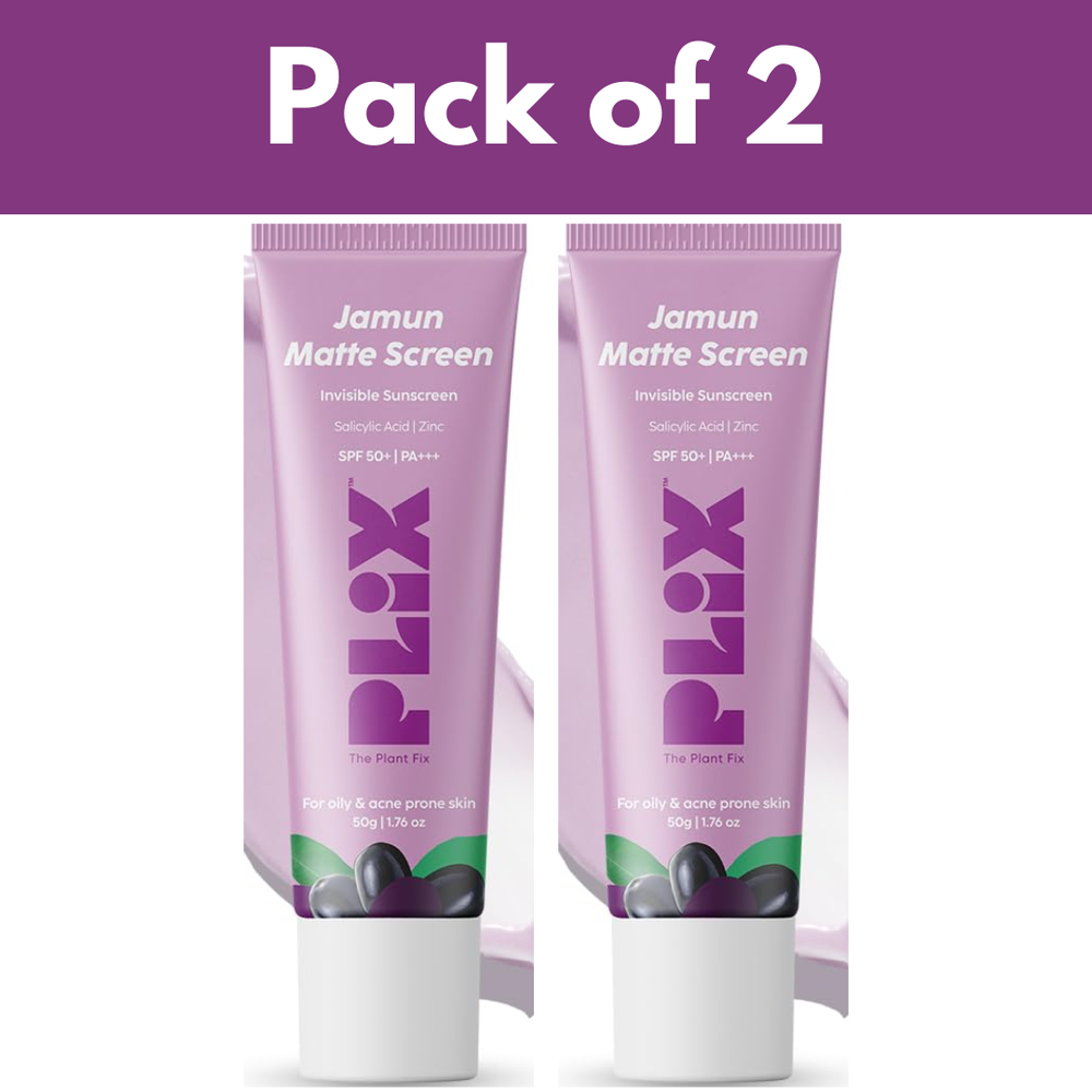 PLIX 0.1% Salicylic Acid Jamun SPF50+ PA+++ Mattifying Invisible Sunscreen 50g