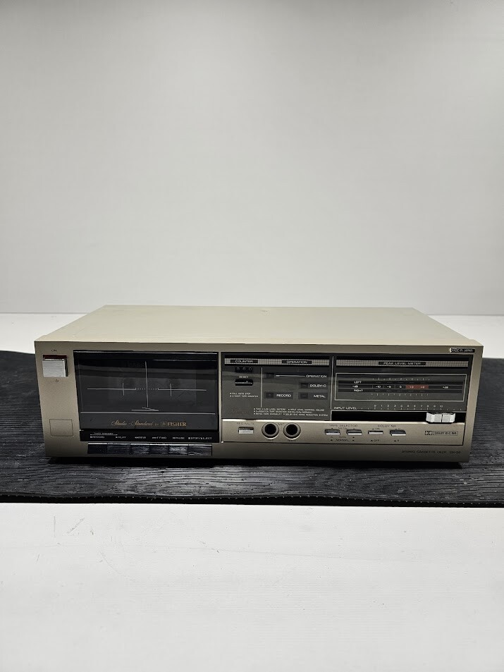 Vintage Fisher CR-58 Stereo Cassette Deck Tested Working