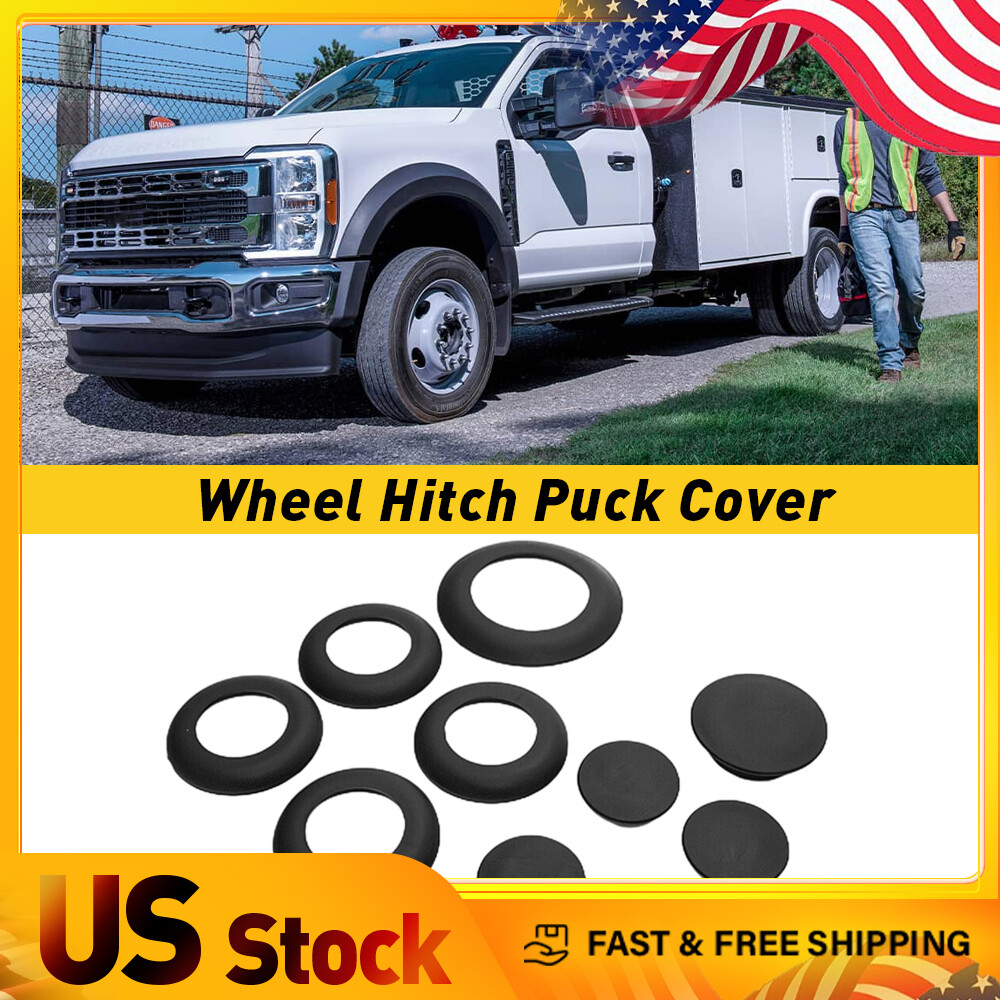 2011-2022 Ford Super Duty 5th Wheel Puck Hitch Cover Plug Ring Trim Kit NEW OEM