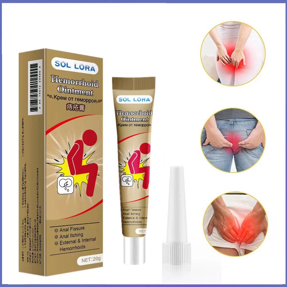 Hemorrhoids Remove Ointment Herbal Cream Relief Piles Pain Reduce Itching SALE