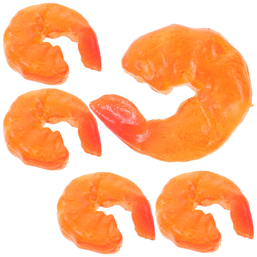 5Pcs Toys Artificial Seafood Fake Food Props Seafood Decoration