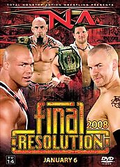 TNA Wrestling Final Resolution - 2008 DVD Kurt Angle Christian Cage NEW SEALED