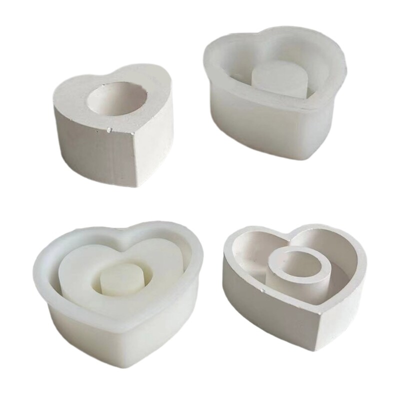 Silicone Heart Mold for DIY Epoxy Resin Casting Projects