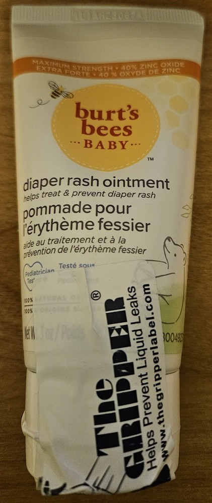 Burt's Bees Baby Diaper Rash Ointment, 3oz., Exp: 03/25
