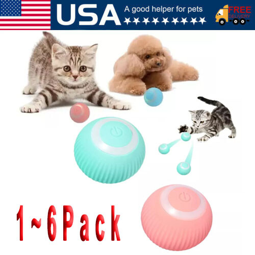 Electric Dog Ball Toys Auto Rolling Smart Dog Toys for Dogs Training Self-Moving