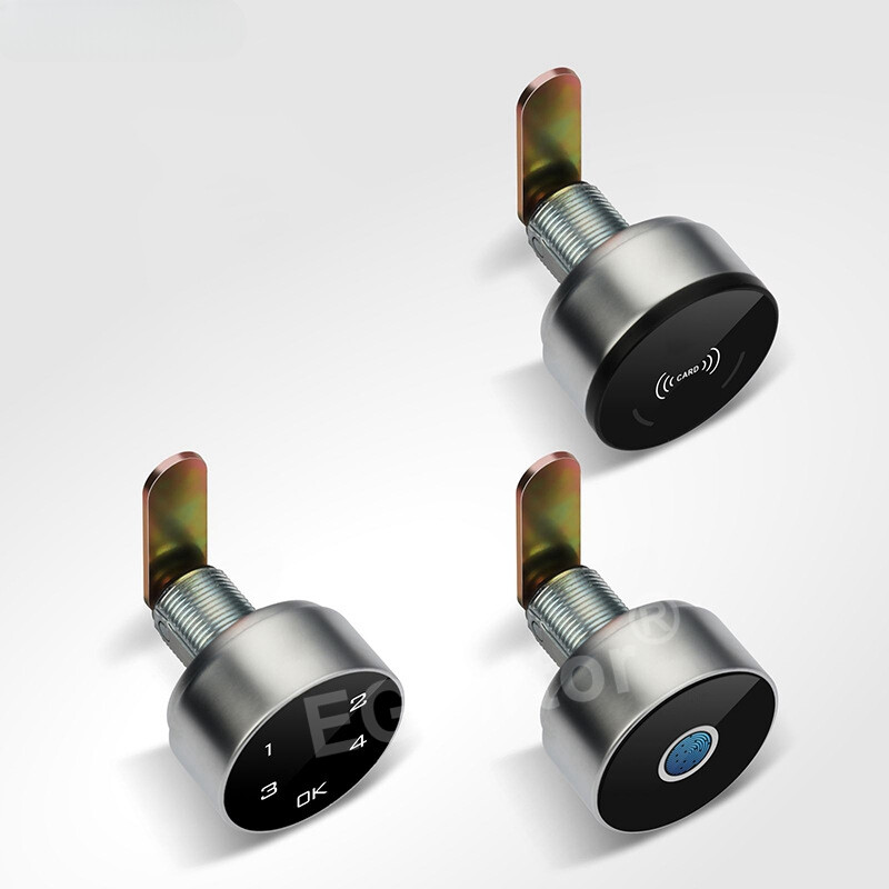 Smart Fingerprint Cabinet Lock with Touch Screen for Secure Storage  