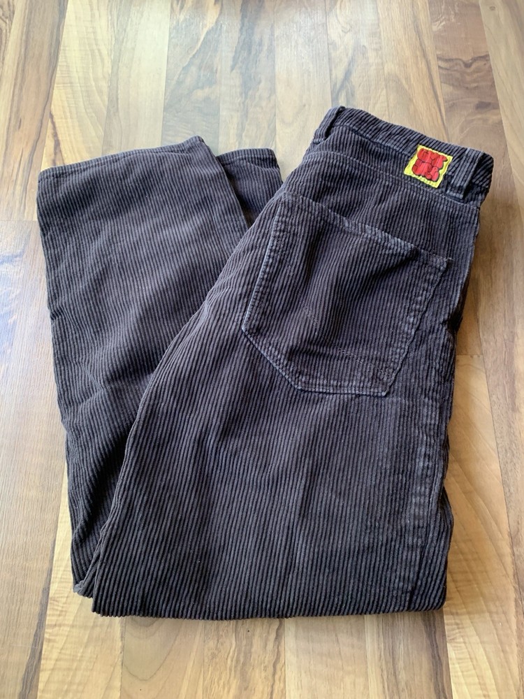 Empyre Men's Corduroy Pants Brown, Relax Skate Baggy