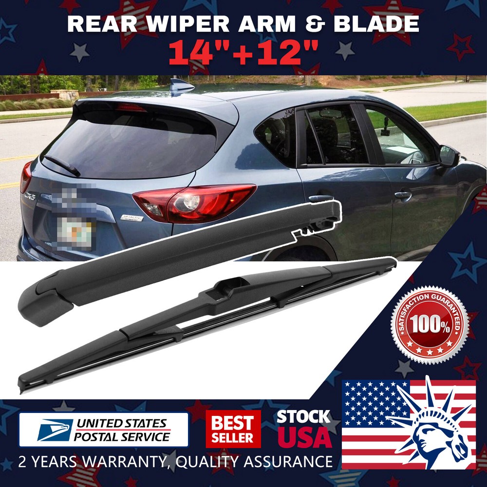 One Set 14''+12'' Premium Soft rubber Windshield Rear Wiper Blade All Season