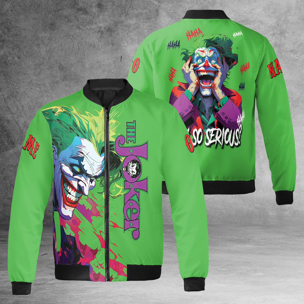 Joker The Dark Knight Hahaha Why So Serious Personalized Jacket-image
