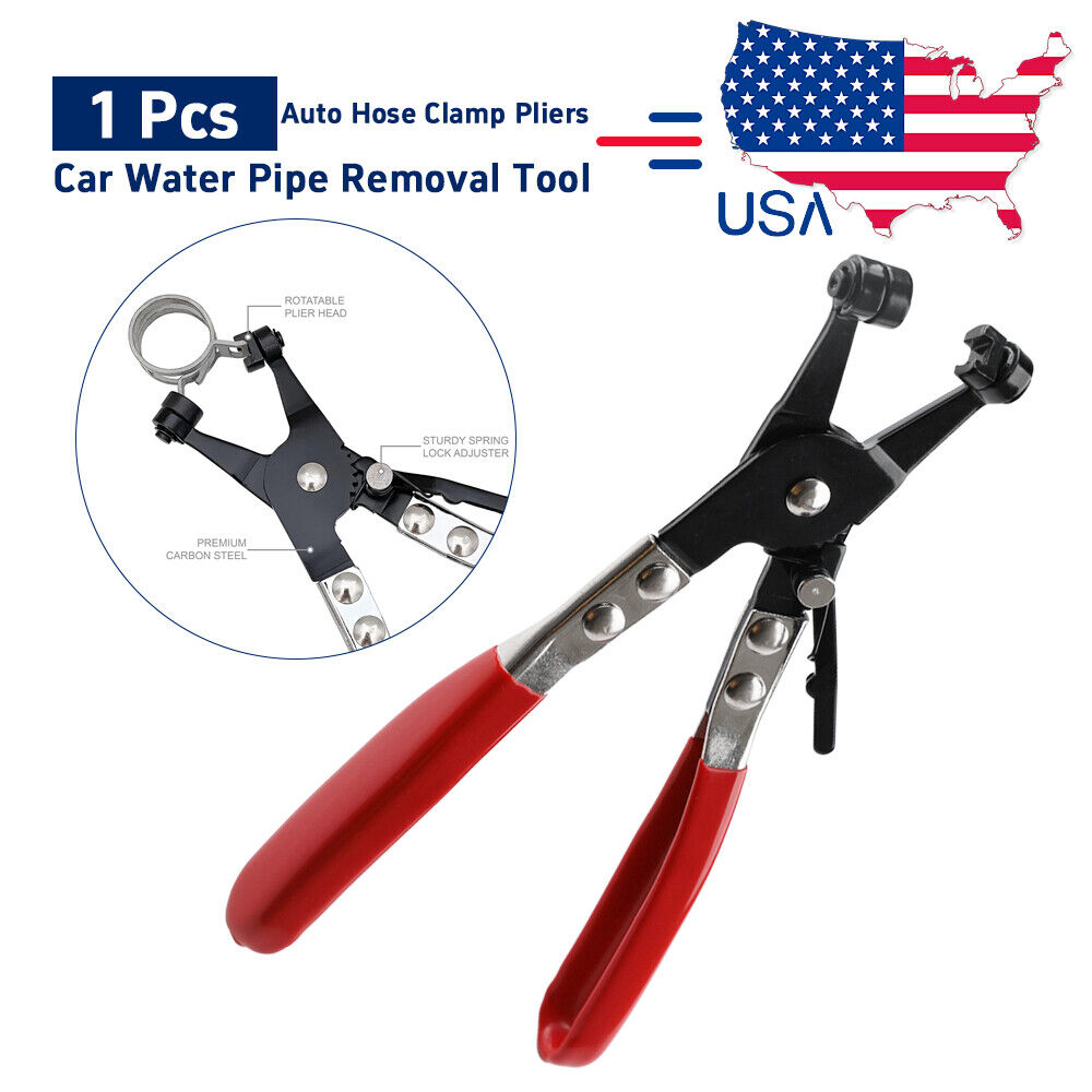 Hose Clamp Pliers Water Pipe Fuel Spring Bundle Removal Tool Pipe Clip Car US