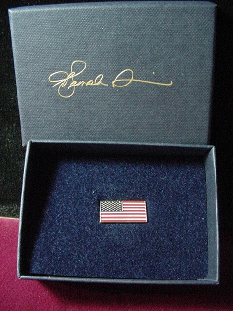 Official VICE PRESIDENT Kamala Harris US Flag Lapel Pin- Free Shipping In the US-image