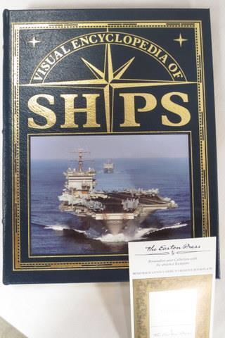 VISUAL ENCYCLOPEDIA OF SHIPS Easton Press Leather Bound HC - very nice-image