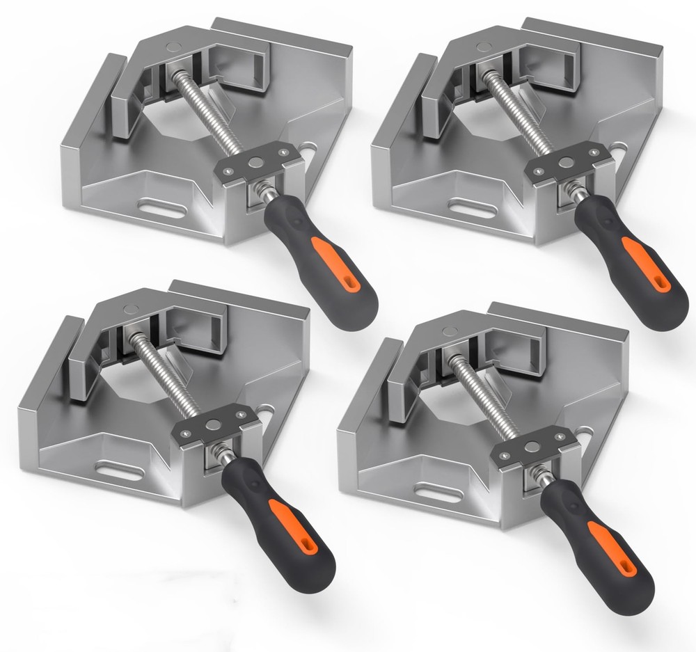 4Pcs Adjustable Aluminum Alloy 90-Degree Corner Clamp