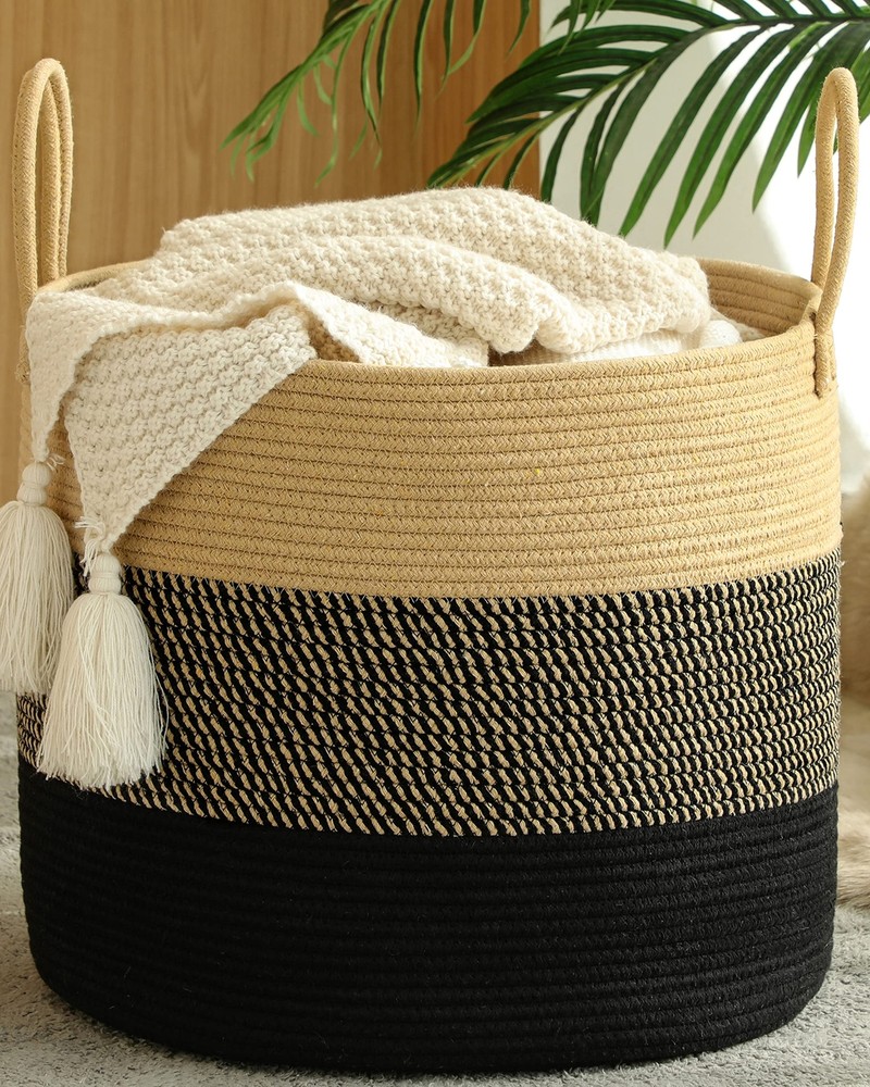 Large Blanket Basket (18