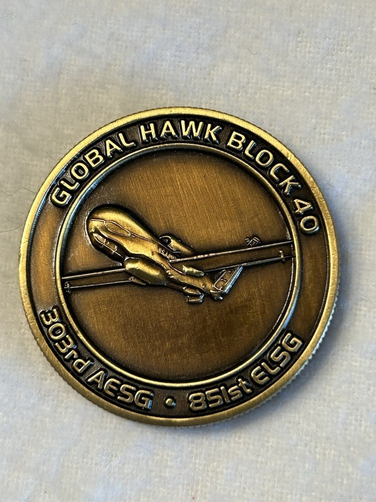 Northrop Grumman USAF Global Hawk Program Challenge Coin New