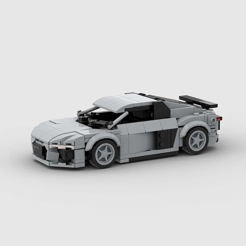 MOC LEGO Car- Audi R8 Realistic Car Building Block Assembly Car Home Decor
