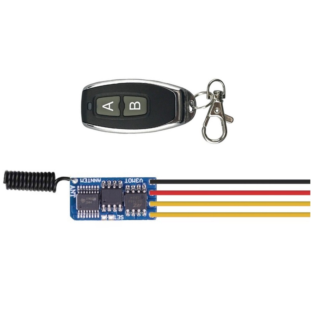 DC3.7-12V 433mhz RF Wireless Receiver Remote Control Transmitter DIY Module E