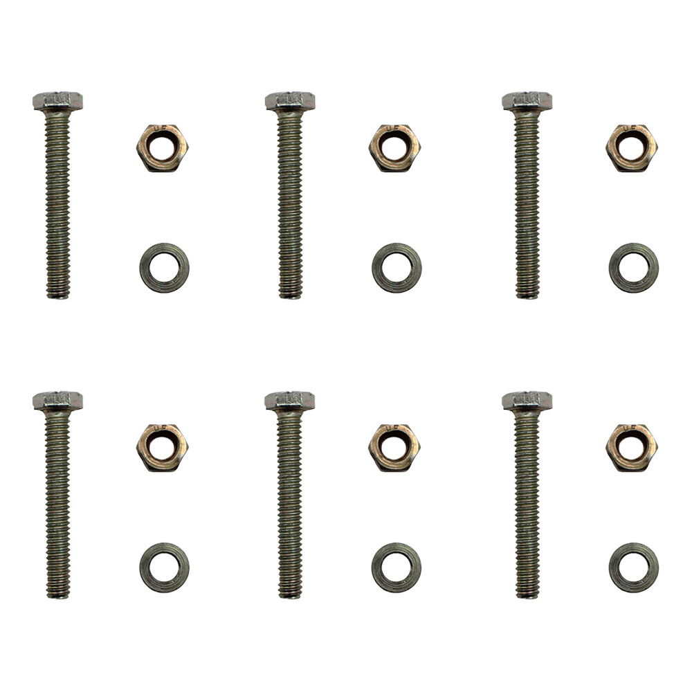Shear Pin Kit with Nut & Spacer for Allis Chalmers Tractors Qty 6