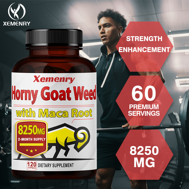 Horny Goat Weed - Tribulus, Maca, Testosterone Booster, Energy, Muscle Health