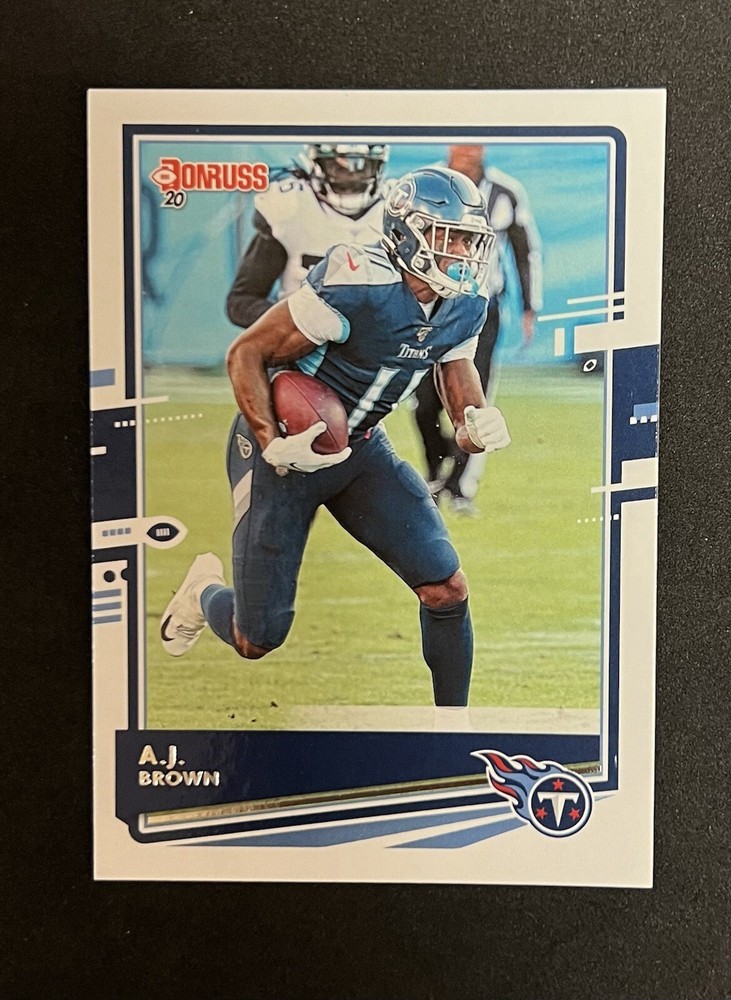 A.J. Brown - 2020 Donruss Aqueous Test SSP #247 - Tennessee Titans/Eagles