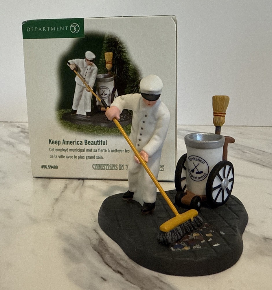 Dept 56 Christmas In The City Keep America Beautiful Village Accessory