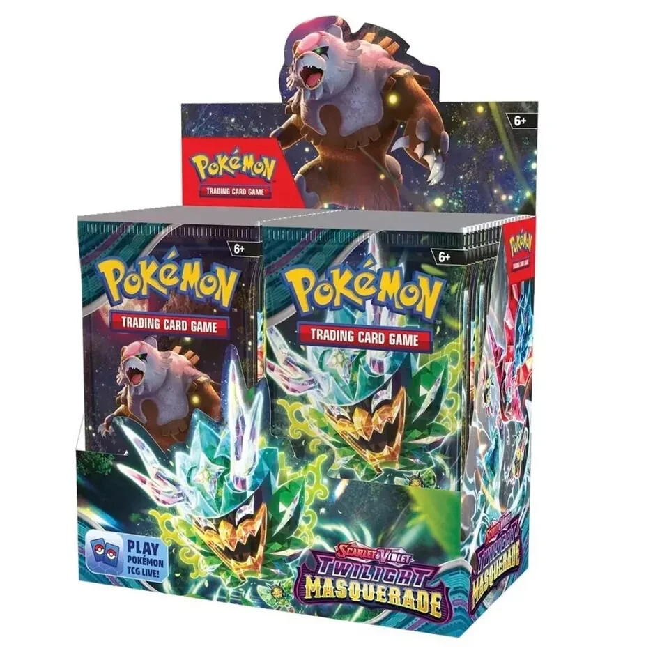 🎴 Pokémon TCG Twilight Masquerade Booster Box x36 Packs - NEW  🎉✨ English