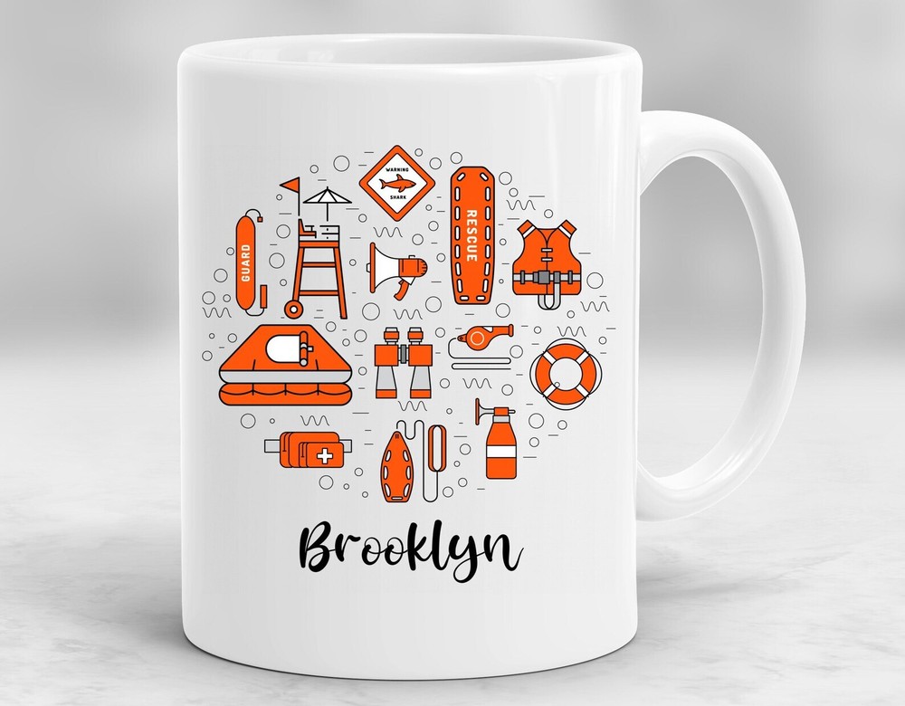 Personalized Lifeguard Mug Lifeguard Cup Lifeguard Gift Lifeguard Coffee Mug