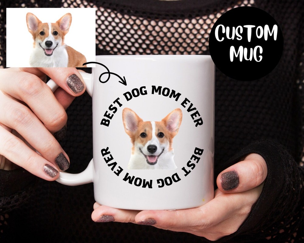 Personalized Dog Photo Mug Dog Lovers Mug Custom Dog Gift Pet Owner Gift Dog Mom