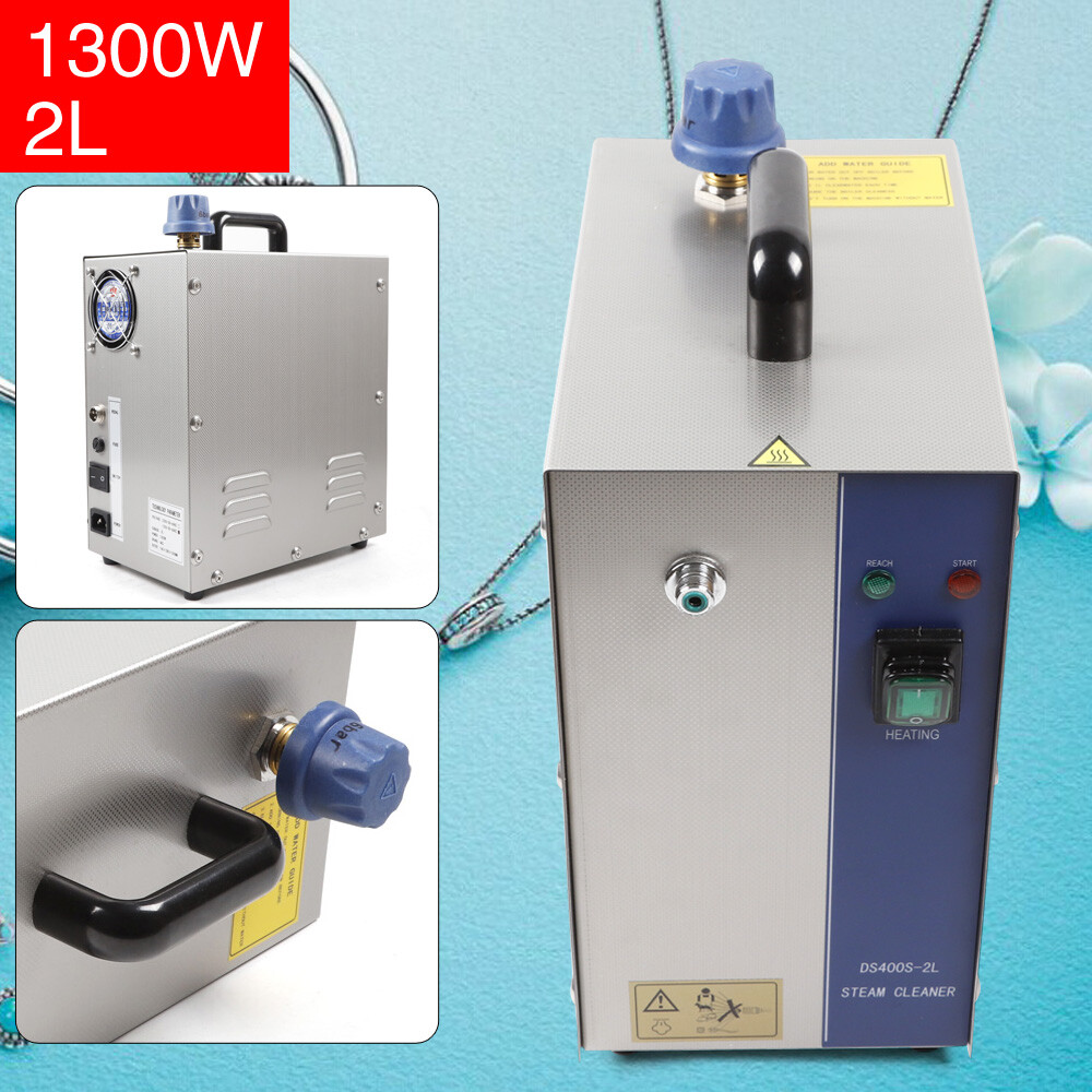 2L 1300W Commercial Jewelry Steam Cleaner for Gold Silver Gems