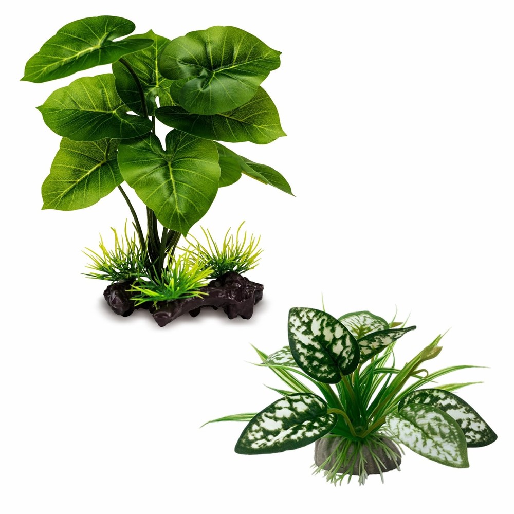 Reptile Terrarium Artificial Plants for Aquarium Decor & Habitat Supplies
