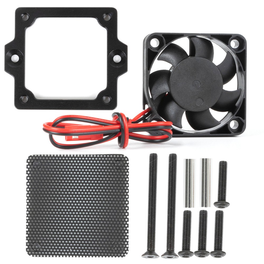 1/10 ESC Cooling Fan Kit for Traxxas TRX4 TRX6 Land Rover Defender Ford RC Car