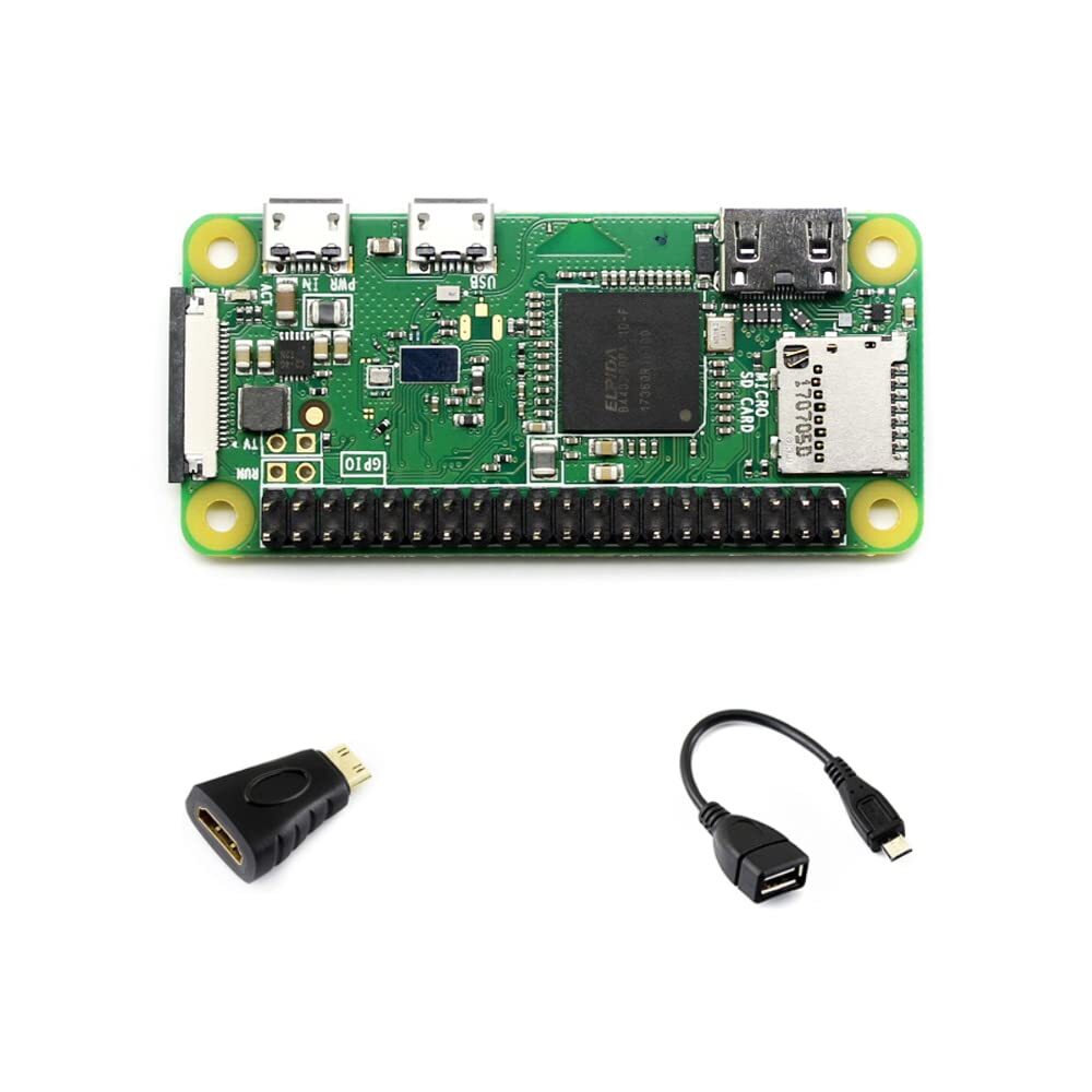 Development Kit with Raspberry Pi Zero WH (Built-in WiFi, Pre-Soldered Header...