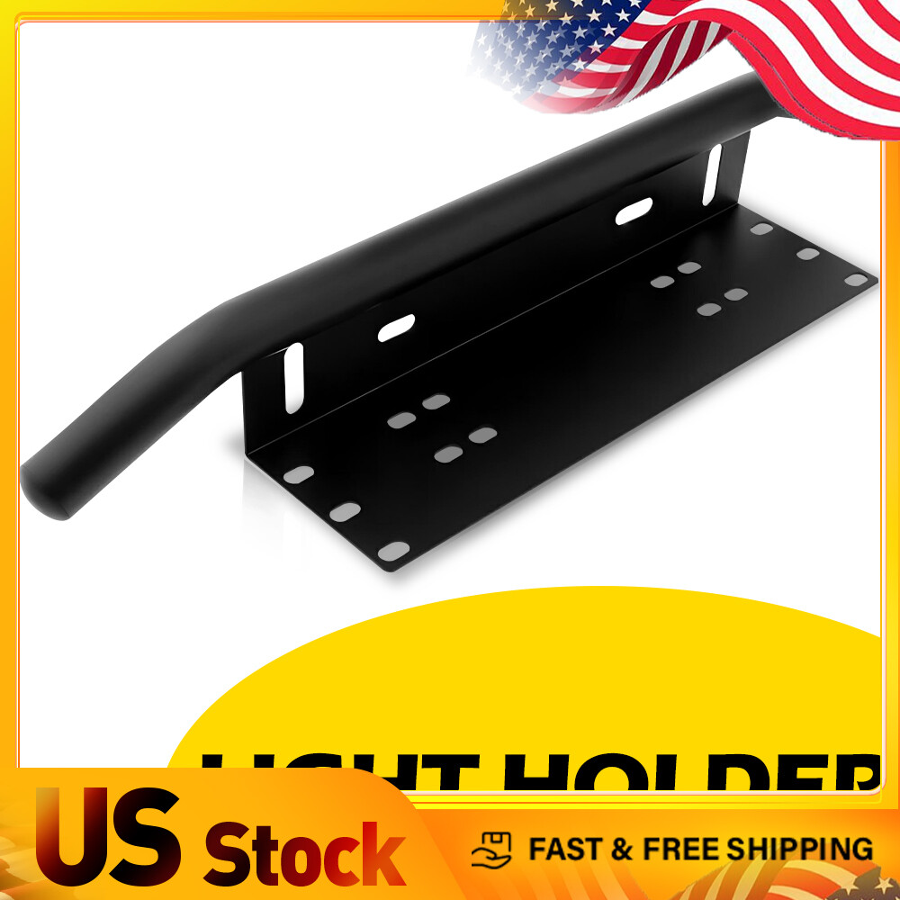 Bumper Bull Bar License Plate Bracket Holder Light Dodge For 1500 Ram 2500 USA
