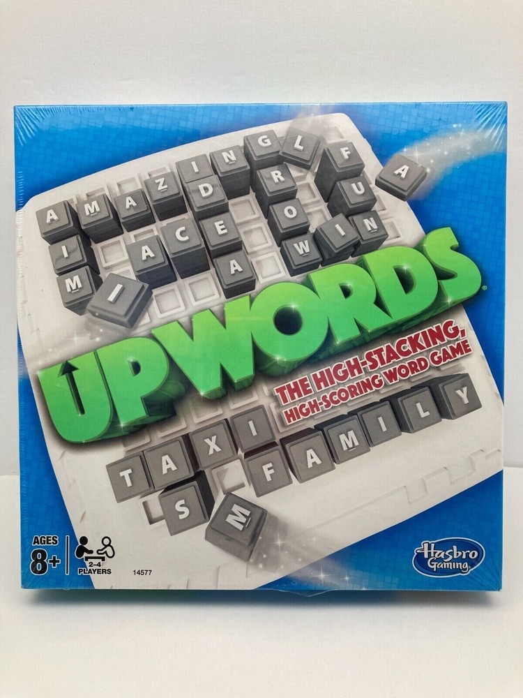 Hasbro UPWORDS Word Board Game 2015 Complete Game
