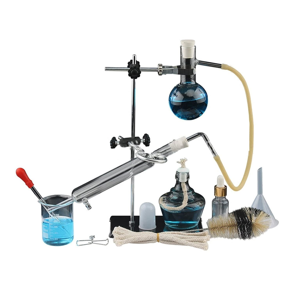 Glass Distillation Apparatus, Vacuum Distillation Equipment, Chemistry Lab Kit