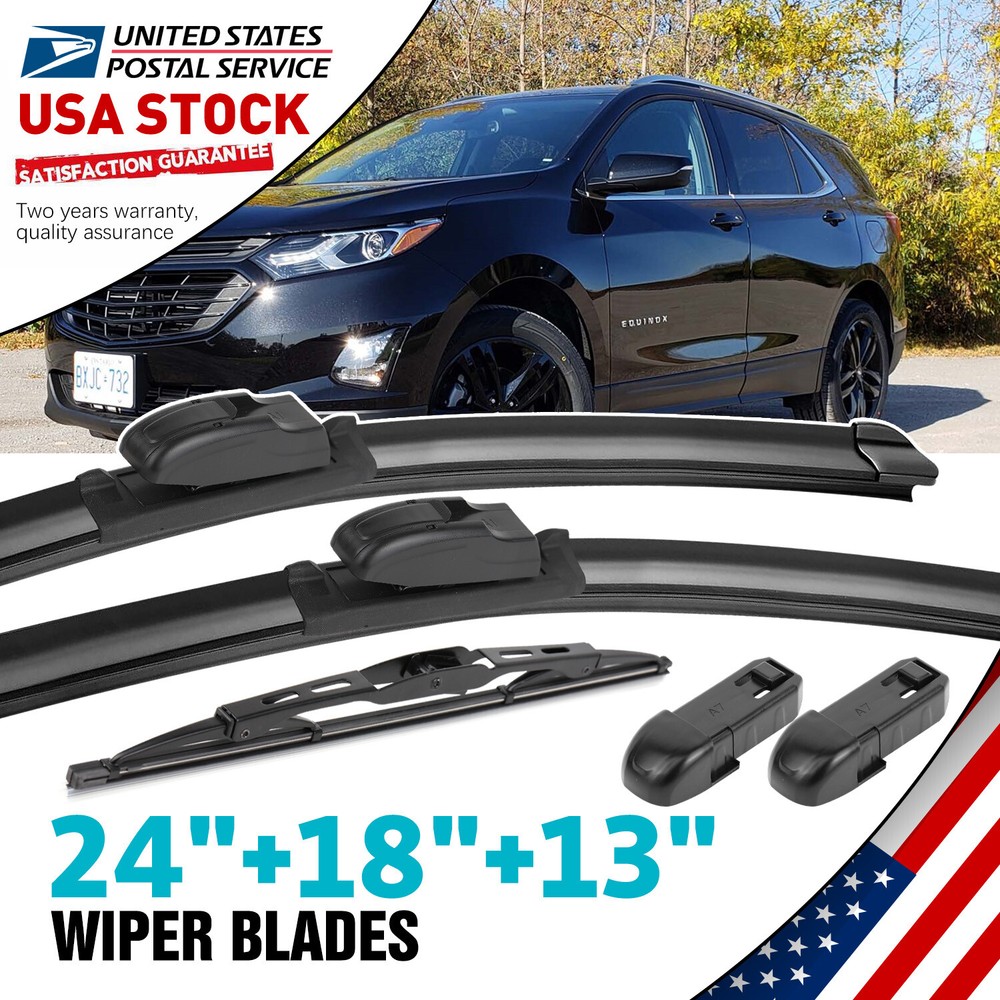 Front + Rear Wiper Blades Set Blades 24