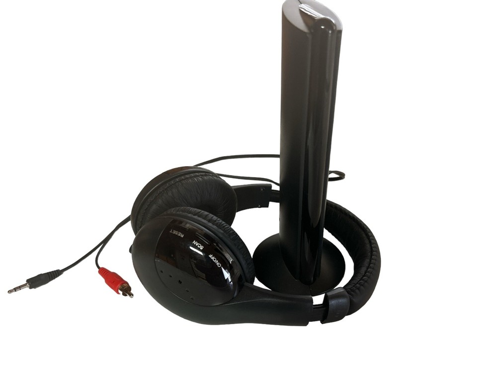 Wireless Headphone Emitter & Headphones (not Tested) Work Gaming