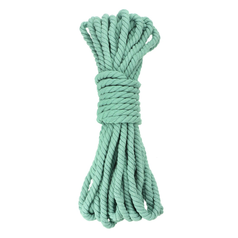 0.5 Inch 50 Feet Macrame Cord, Cotton Cord Rope String - Mint Green