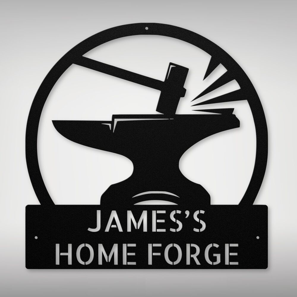 Custom Blacksmith Metal Sign - Perfect Gift for Blacksmiths and Home Decor