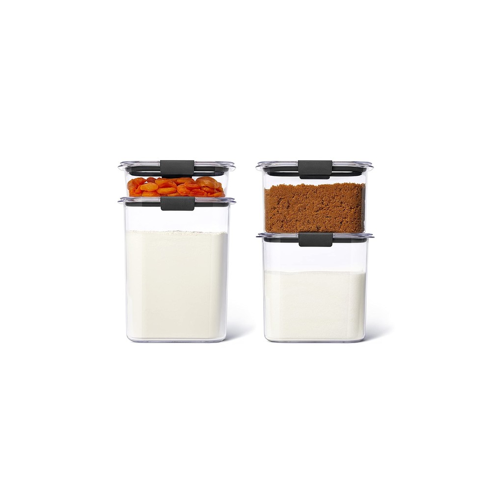 BPA-Free Brilliance Food Storage Containers with Secure Lids
