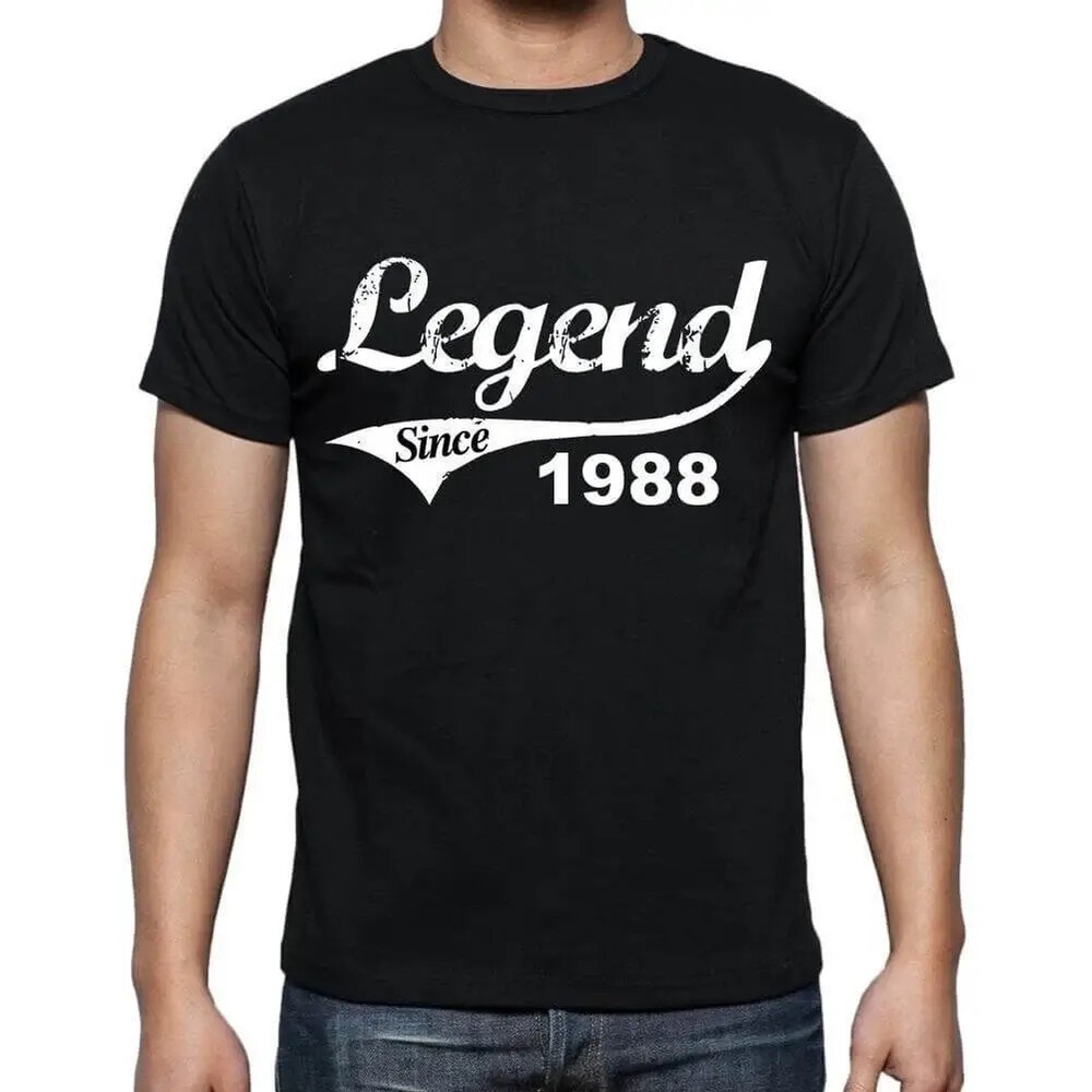 Men's Graphic T-Shirt Legend Since 1988 36th Birthday Anniversary 36 Year Old