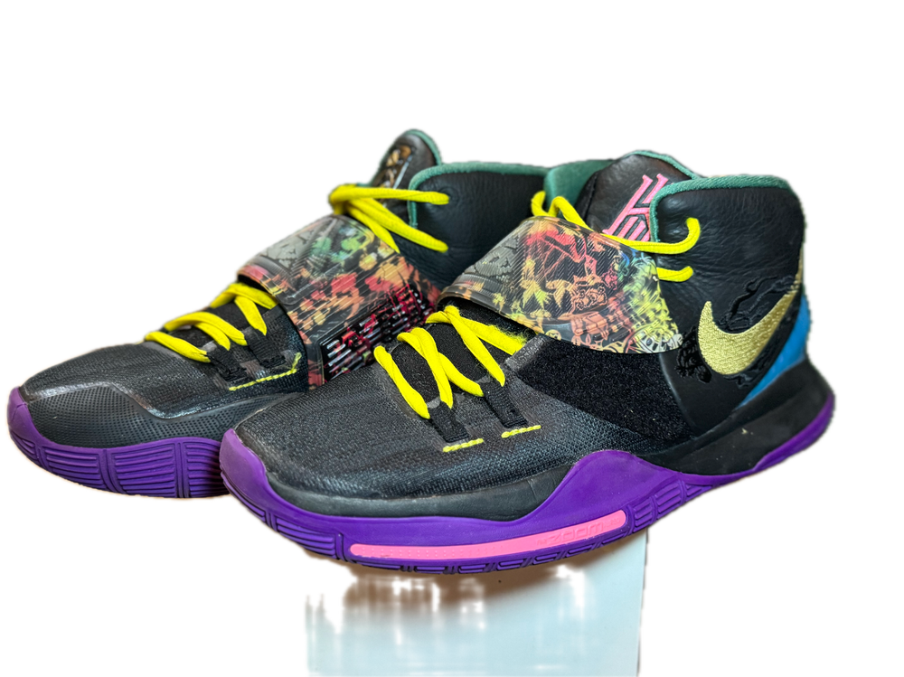 Nike Kyrie 6 Chinese New Year Black Laser Blue Size 10 Cd5030-001 Shoes