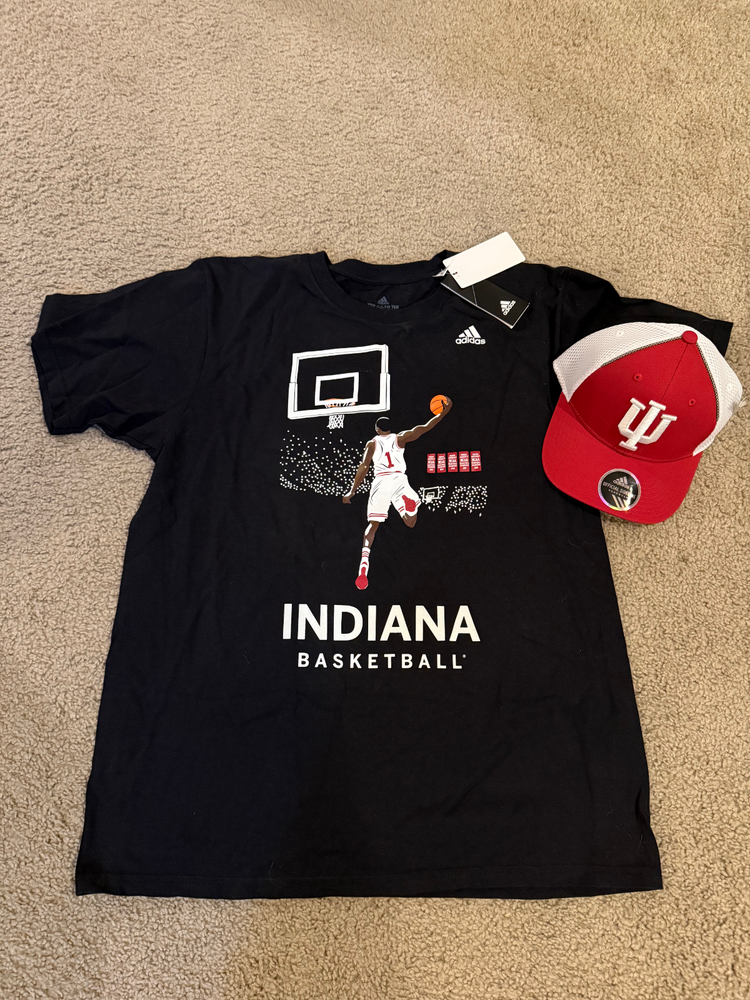 Indiana University adidas football basketball exclusive bundle