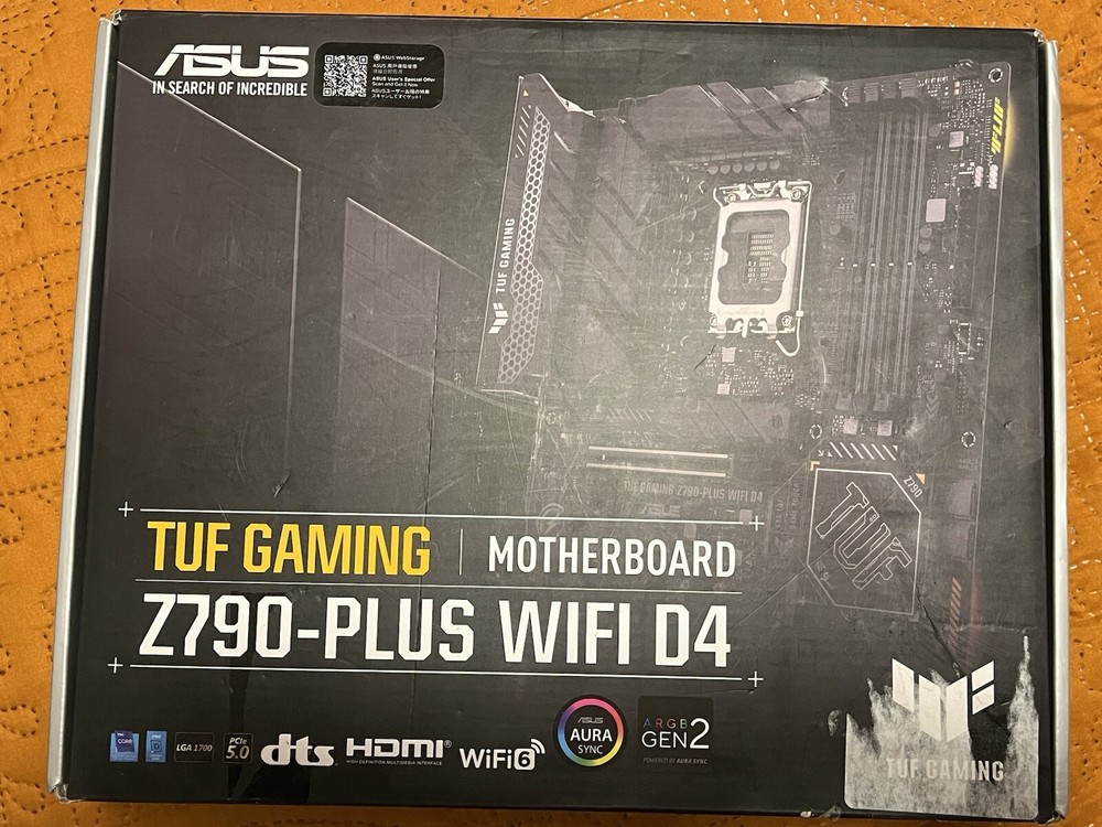 ASUS TUF Gaming Z790-Plus WiFi D4 LGA 1700 Condition For parts or not working