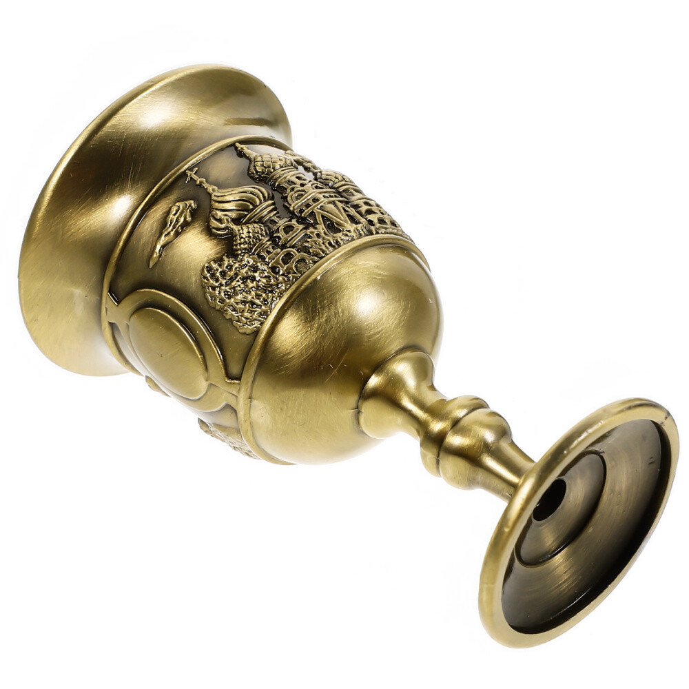 Medieval Wine Glasses Vintage Metal Home Furnishing Cup Decorative Gift