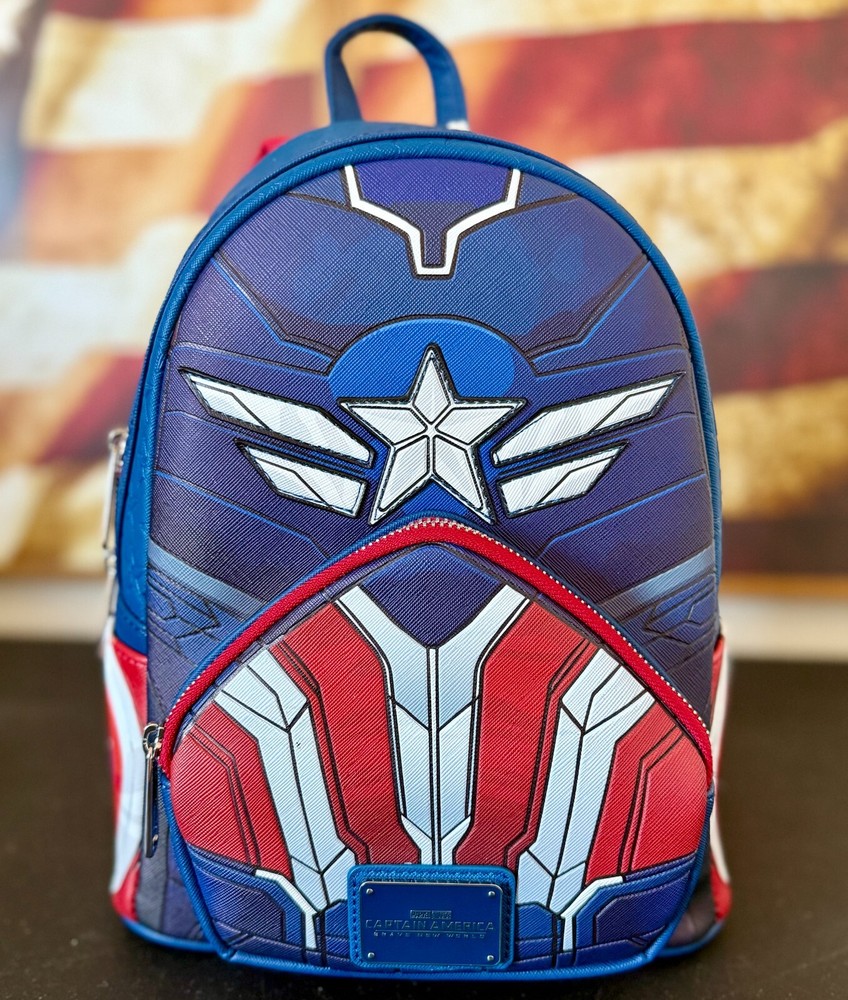 Loungefly Marvel Captain America Brave New World Limited Edition Mini Backpack