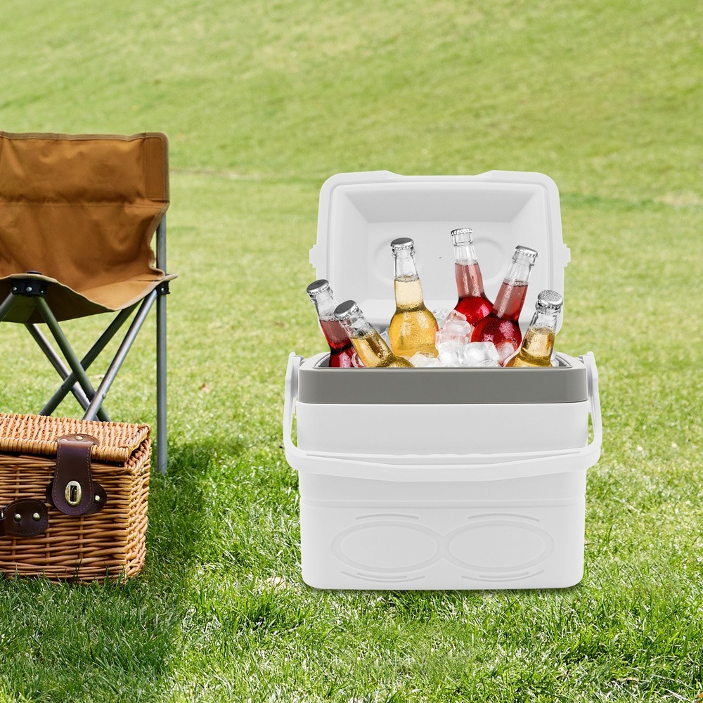 Camping Ice Boxes & Coolers, Smal, Compact Insulated Cooler, Portable Ice Box