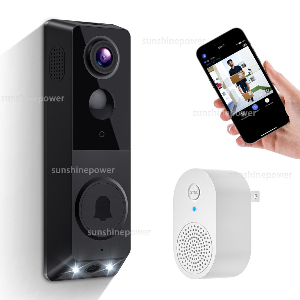 Visual doorbell, home intelligent monitoring,phone remote,AI Human Detection-image